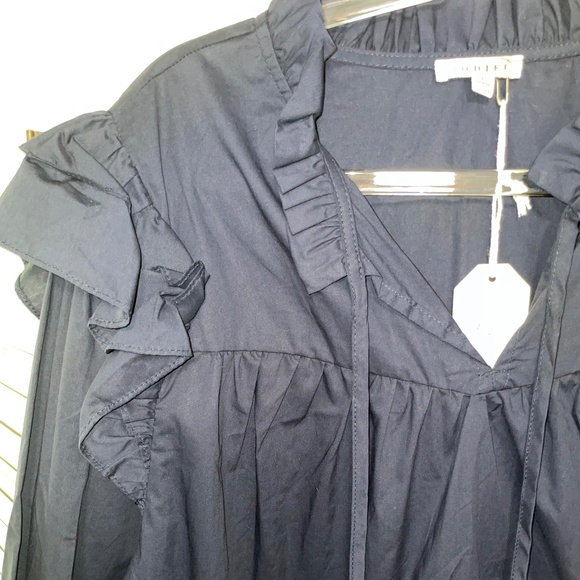 NWT JODIFL Navy Ruffle Dress - Picture 5 of 6